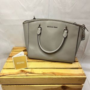Grey Michael Kors purse